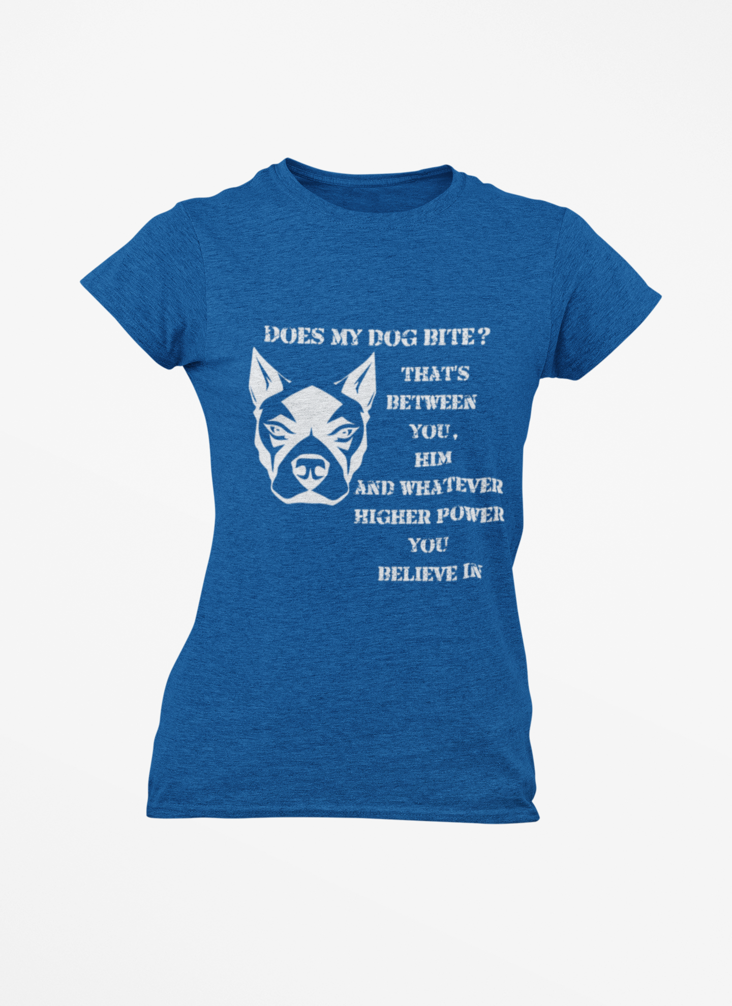 Funny “Does My Dog Bite?” T-Shirt — Humor Pet Lover Tee