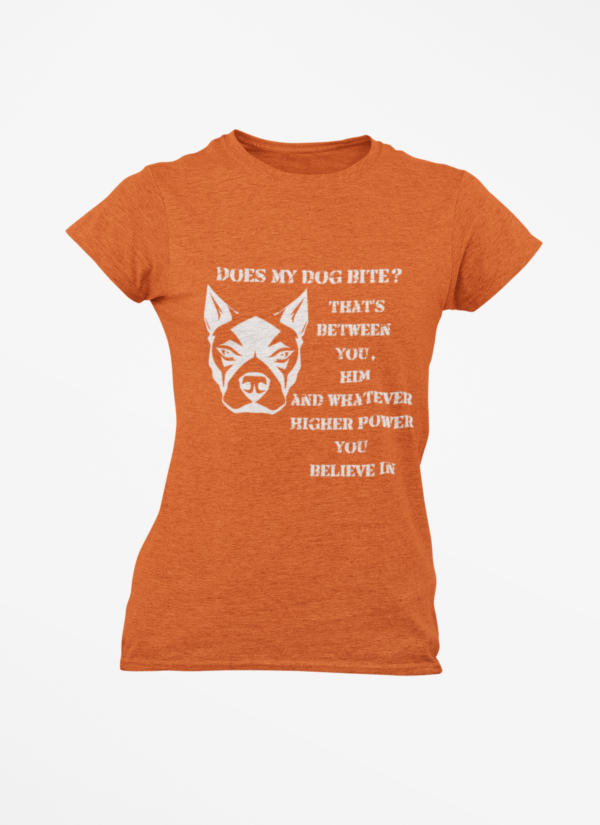 20260306053046-1f1191da-06b9-6f9e-9ef6-127a3948aaff.png Funny "Does My Dog Bite?" T-Shirt — Humor Pet Lover Tee