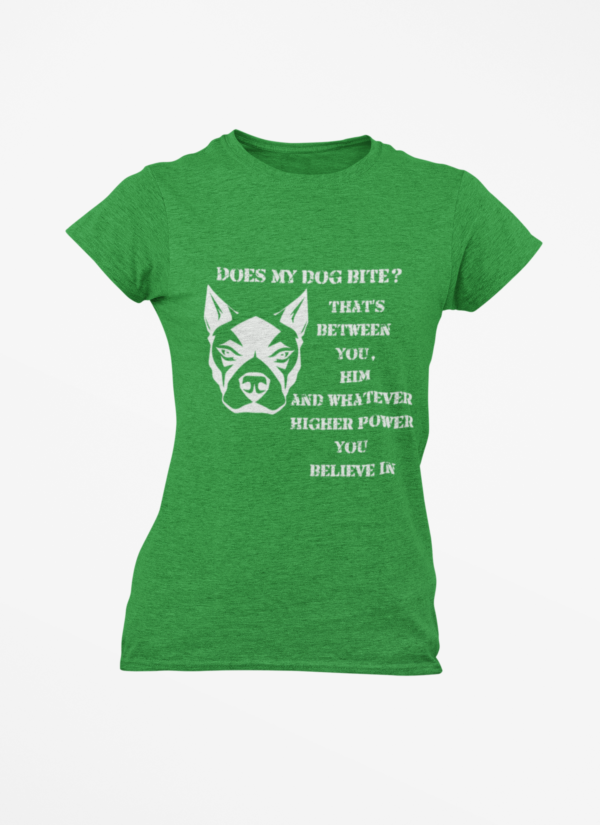 20260306053129-1f1191db-a7c5-64e6-ad11-be41fcf0ef9b.png Funny "Does My Dog Bite?" T-Shirt — Humor Pet Lover Tee