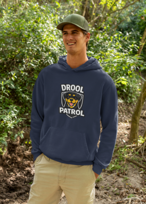 Drool Patrol Hoodie — Funny Dog Lover Pullover