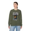 My Dog Walks Me Sweatshirt — Funny Rottweiler Dog Lover Crewneck