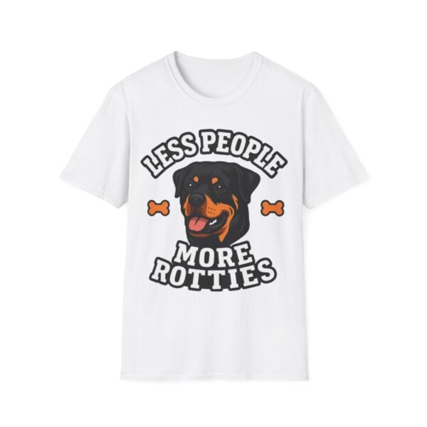 Less People More Rotties T-Shirt — Rottweiler Dog Lover Tee