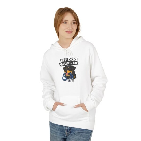 My Dog Walks Me Hoodie — Funny Dog Lover Pullover