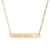 6151759422074447531_2048-2.jpeg Rottie Mom With Cutout Paw Bar Necklace