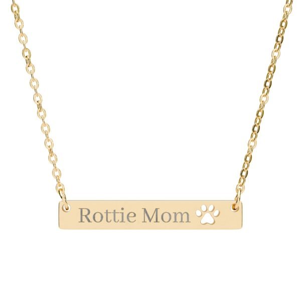 6151759422074447531_2048-2.jpeg Rottie Mom With Cutout Paw Bar Necklace