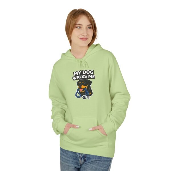 My Dog Walks Me Hoodie — Funny Dog Lover Pullover