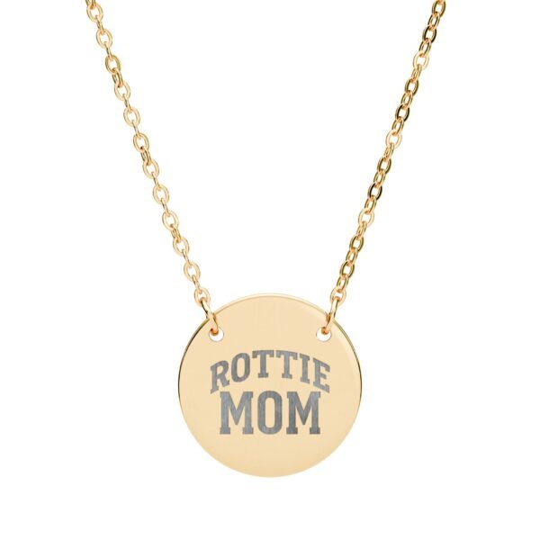 710271532832822183_2048-1.jpeg Rottie Mom Engraved Circle Necklace