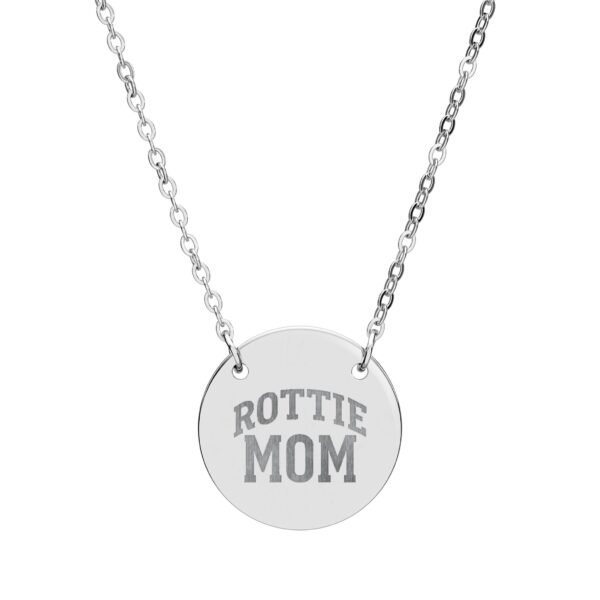 8054753625639817192_2048-1.jpeg Rottie Mom Engraved Circle Necklace