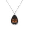 9732986622905578271_2048-3.jpeg Rottie Mom Oval Necklace — Stainless Rottie Lover Pendant