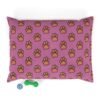 Paw Print Pet Bed — Cozy Reversible Dog & Cat Cushion