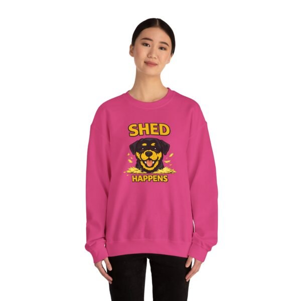 Shed Happens Sweatshirt - Funny Dog Lover Crewneck
