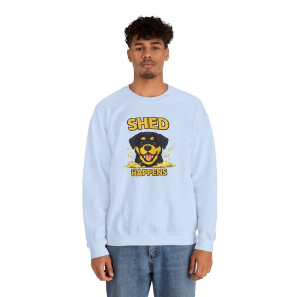 Shed Happens Sweatshirt - Funny Dog Lover Crewneck