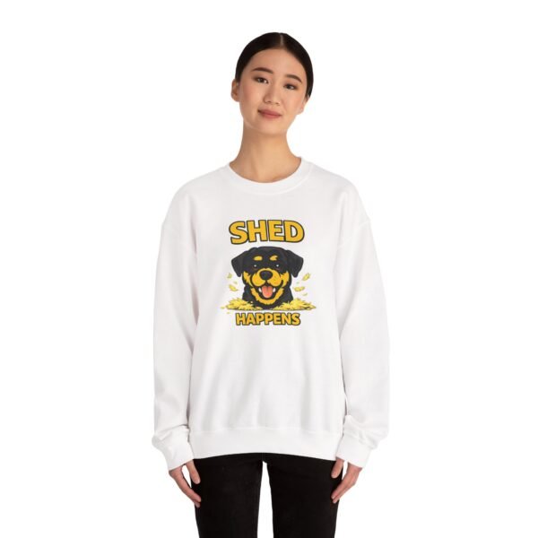 Shed Happens Sweatshirt - Funny Dog Lover Crewneck