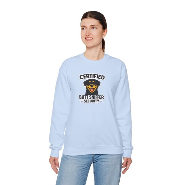 Certified Butt Sniffer Security Sweatshirt – Funny Dog Patrol Crewneck