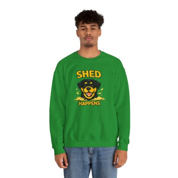 Shed Happens Sweatshirt - Funny Dog Lover Crewneck