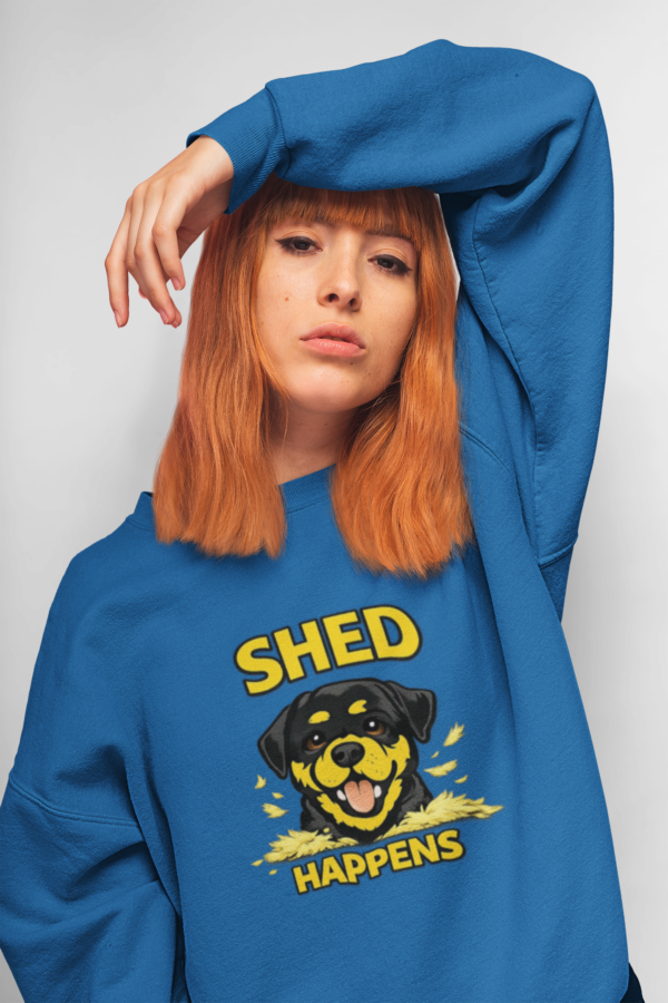 Shed Happens Sweatshirt - Funny Dog Lover Crewneck