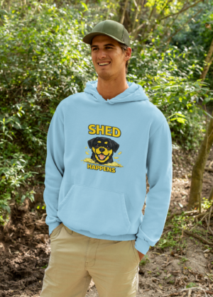 Shed Happens Dog Grooming Graphic Pullover Hoodie