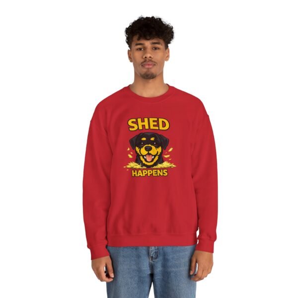 Shed Happens Sweatshirt - Funny Dog Lover Crewneck
