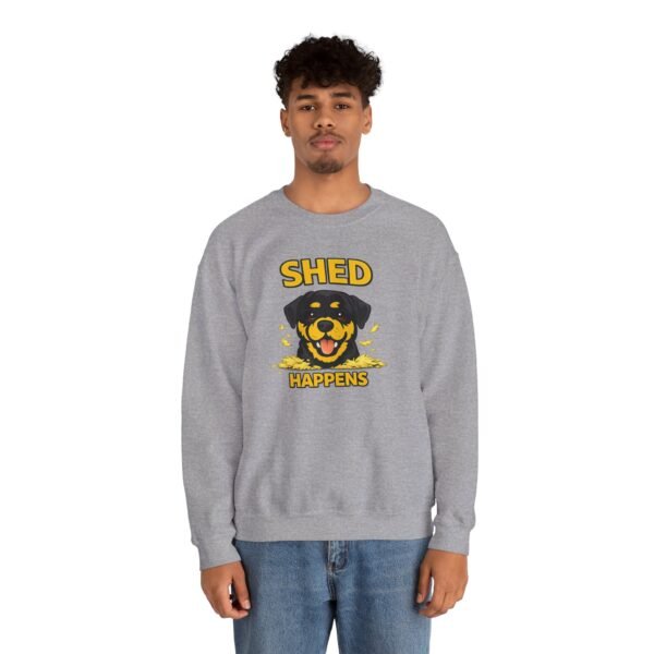 Shed Happens Sweatshirt - Funny Dog Lover Crewneck