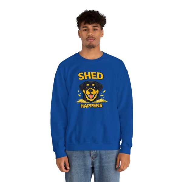 Shed Happens Sweatshirt - Funny Dog Lover Crewneck