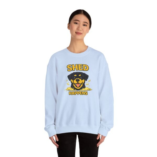 Shed Happens Sweatshirt - Funny Dog Lover Crewneck
