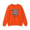 Will Sit for Snacks Funny Dog Bone Crewneck