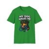 11284340521909303980_2048.jpeg My Dog Walks Me T‑Shirt — Funny Rottweiler Pet Owner Tee