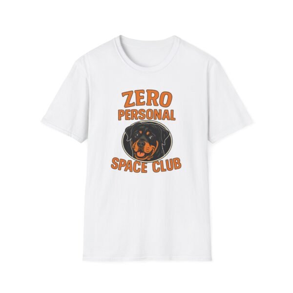 11484955648142726808_2048.jpeg Zero Personal Space Club T-Shirt — Funny Rottweiler Dog Tee