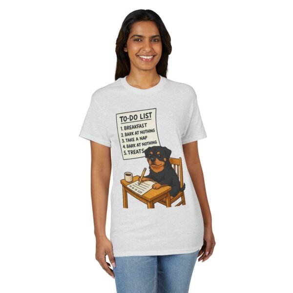 11697733032061163510_2048.jpeg Rottie Daily To Do List Unisex Dry Blend® T-Shirt