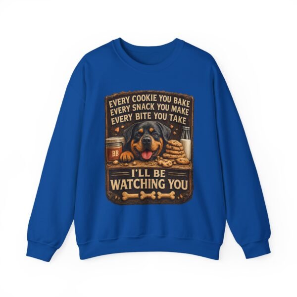 11716078339491813182_2048.jpeg I'll Be Watching You - Funny Vintage Rottie Sweatshirt