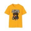 11718360810552661555_2048.jpeg My Dog Walks Me T‑Shirt — Funny Rottweiler Pet Owner Tee