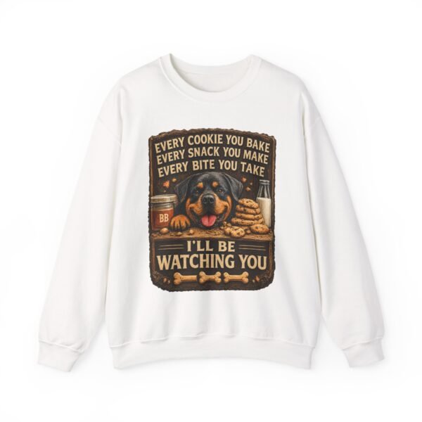 11740404470837031843_2048.jpeg I'll Be Watching You - Funny Vintage Rottie Sweatshirt