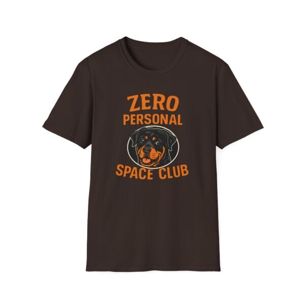 12057549010737755171_2048.jpeg Zero Personal Space Club T-Shirt — Funny Rottweiler Dog Tee