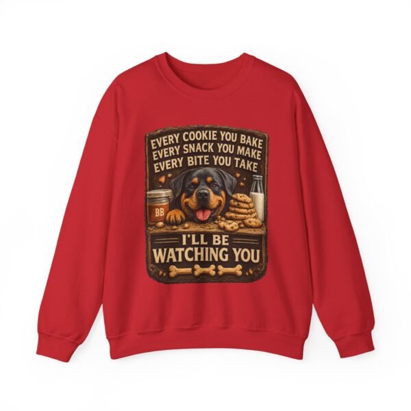 12200507850589588143_2048.jpeg I'll Be Watching You - Funny Vintage Rottie Sweatshirt