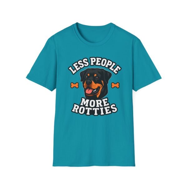 Less People More Rotties T-Shirt — Rottweiler Dog Lover Tee