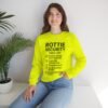 12716679677147270575_2048.jpeg Rottie Security™ "Funny Task List" Light Color Crewneck Sweatshirt