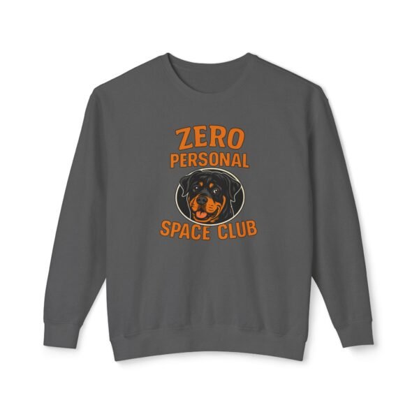 12899678478271135911_2048.jpeg Zero Personal Space Club Sweatshirt — Funny Dog Graphic Crewneck