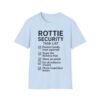12931331508822841966_2048-1.jpeg Rottie Security Task List T-Shirt — Funny Rottweiler Dog Lover Tee LTC