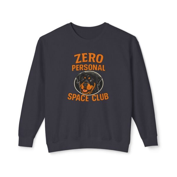 12983845311664686494_2048.jpeg Zero Personal Space Club Sweatshirt — Funny Dog Graphic Crewneck