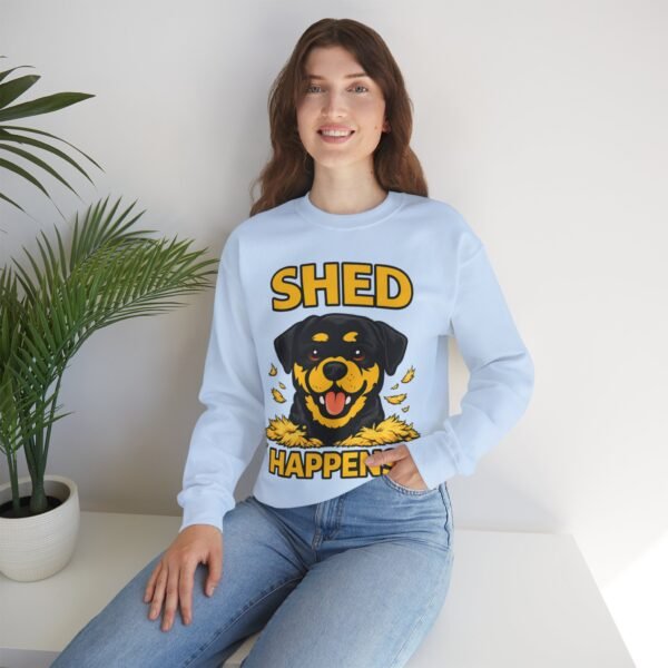 13606405514602823143_2048.jpeg Shed Happens Sweatshirt - Funny Dog Lover Crewneck