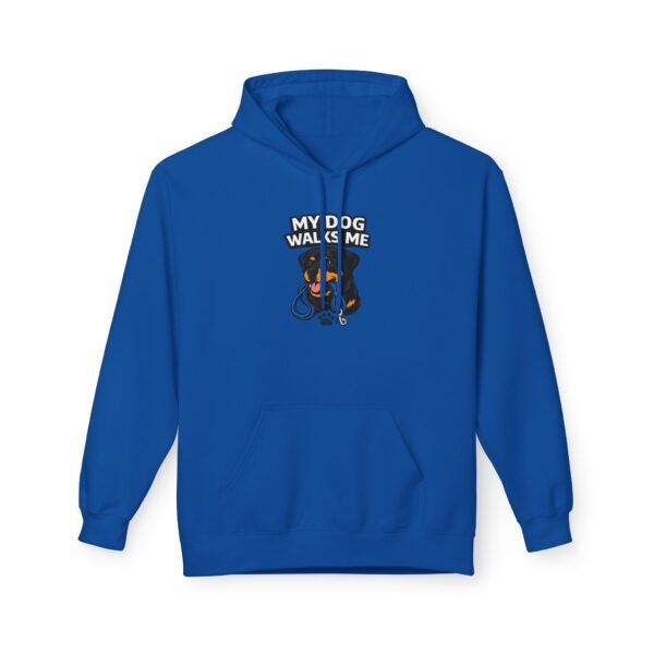 My Dog Walks Me Hoodie — Funny Dog Lover Pullover