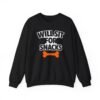 Will Sit for Snacks Funny Dog Bone Crewneck