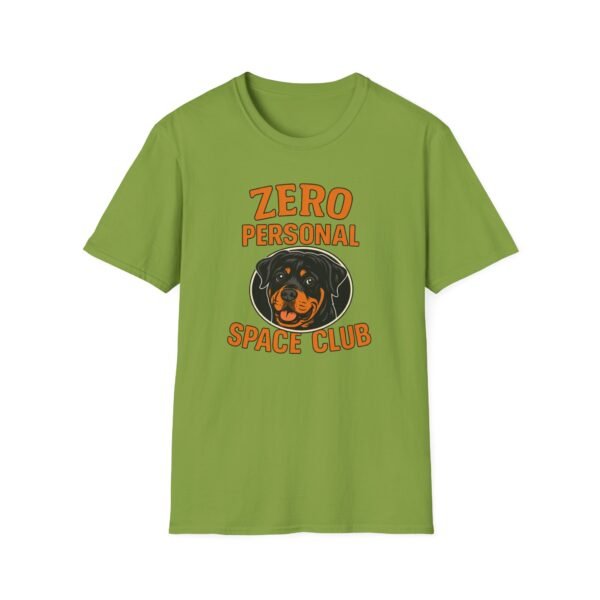 13934411374383280744_2048.jpeg Zero Personal Space Club T-Shirt — Funny Rottweiler Dog Tee