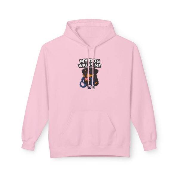 My Dog Walks Me Hoodie — Funny Dog Lover Pullover