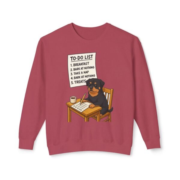 14197096343476486401_2048-1.jpeg Rottweiler To-Do List Sweatshirt — Cute Dog Cartoon Crewneck