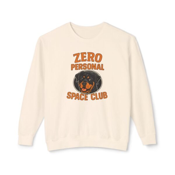 14562545405590336297_2048.jpeg Zero Personal Space Club Sweatshirt — Funny Dog Graphic Crewneck
