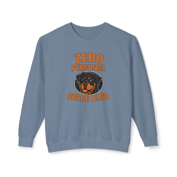 14585208762285393377_2048.jpeg Zero Personal Space Club Sweatshirt — Funny Dog Graphic Crewneck