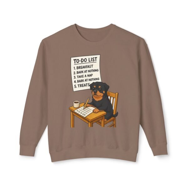 14816741218579826675_2048-1.jpeg Rottweiler To-Do List Sweatshirt — Cute Dog Cartoon Crewneck