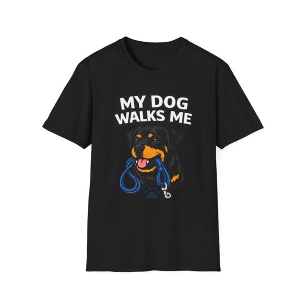 1484783155910806551_2048.jpeg My Dog Walks Me T‑Shirt — Funny Rottweiler Pet Owner Tee