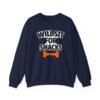 Will Sit for Snacks Funny Dog Bone Crewneck
